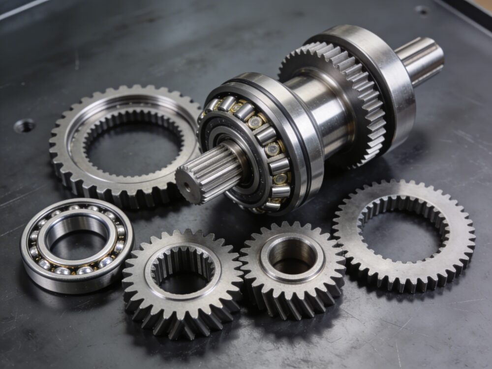 Planetary gear set close up Heavy Duty Hydraulic Cylinder